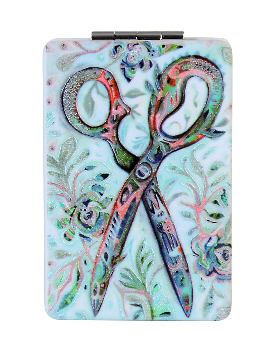 Scissors Compact Mirror