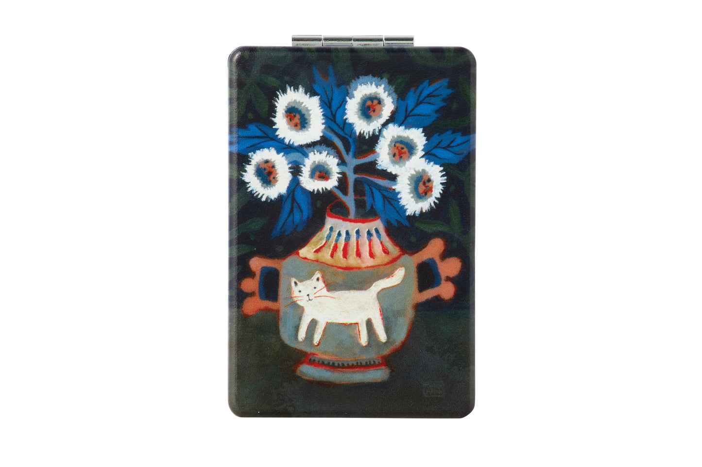 Kitty Blooms Compact Mirror