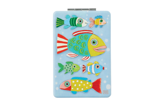 School of Fish Compact Mirror