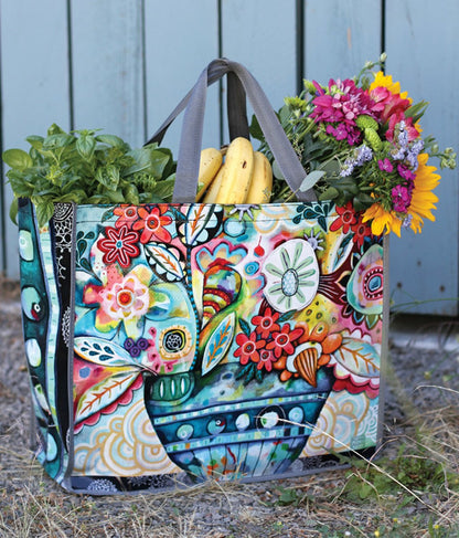 Flower Shopper/Beach Bag