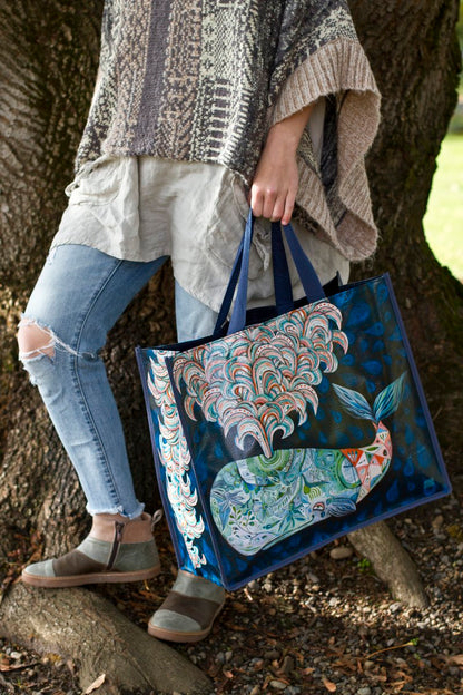 Whale Shopper/Beach Bag