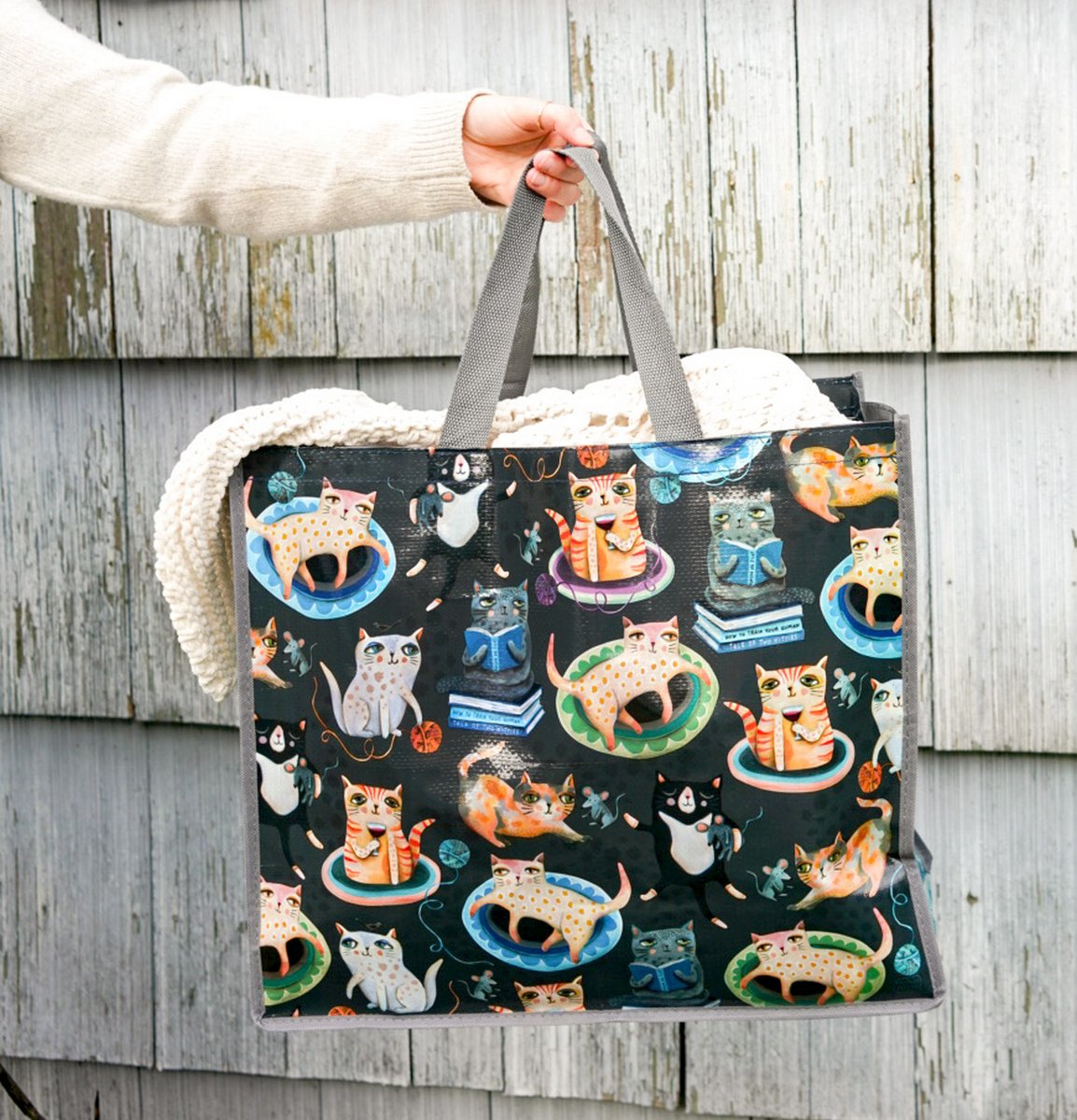 Crazy Cats Shopper/Beach Bag