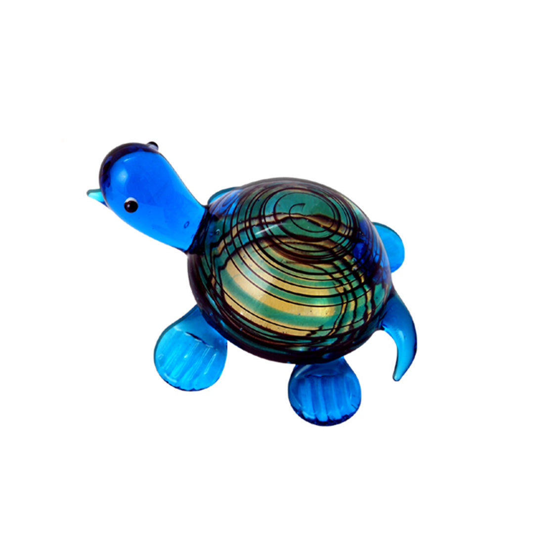 Turtle Glass Figurine