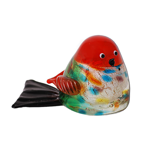 Bird Orange Figurine