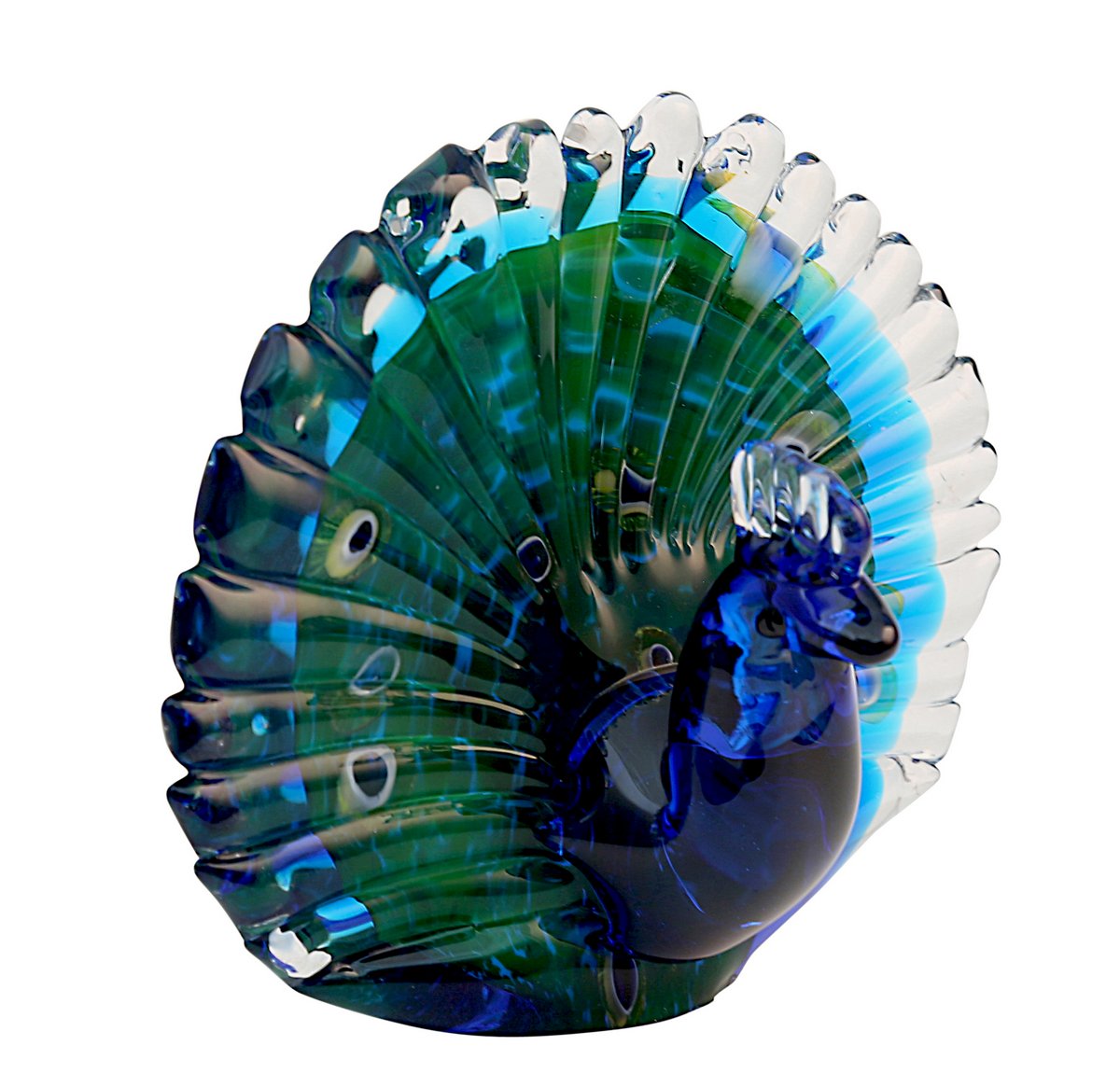 Peacock Green & Blue