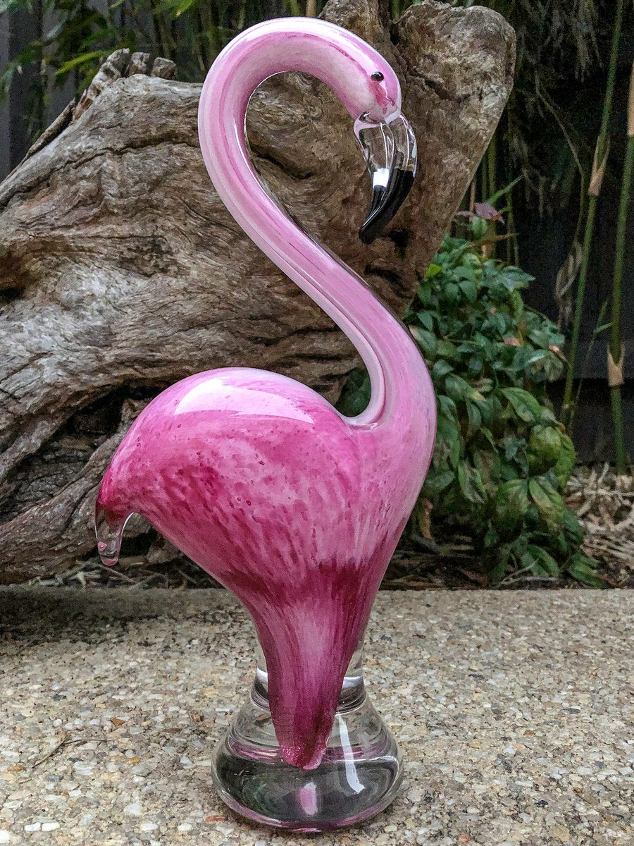 Glass Flamingo