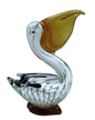 Pelican White Black Streaks