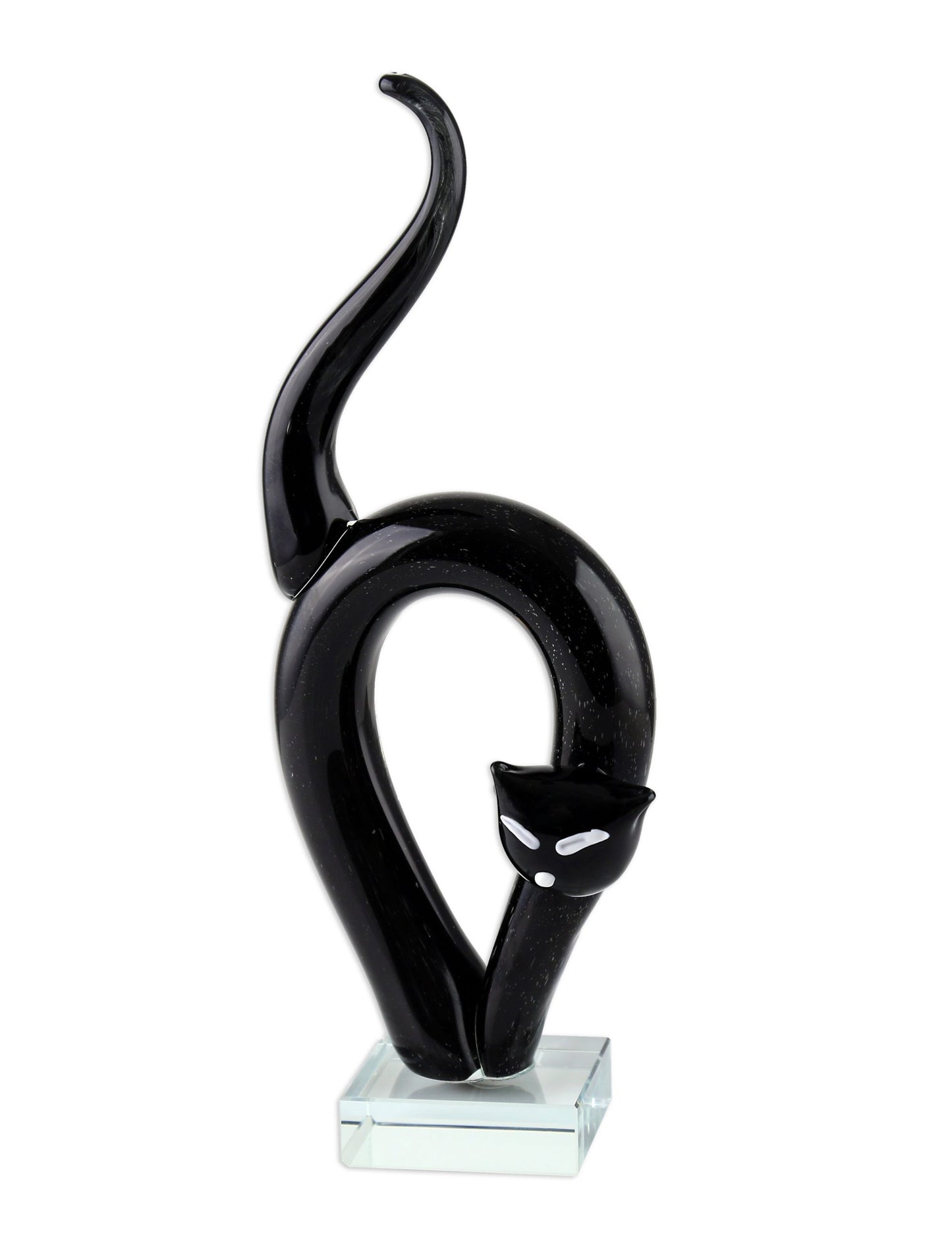 Black Cat On Crystal Base