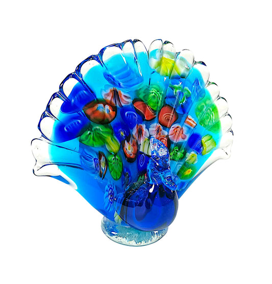 Peacock Blue-Multicolour
