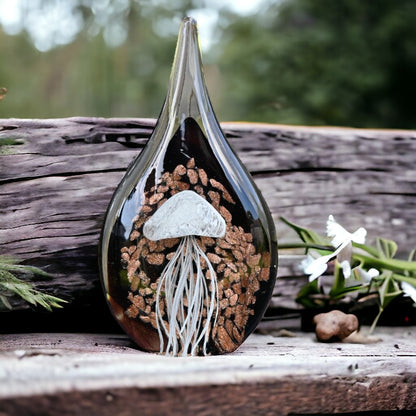 Jelly Drop PW- White & Bronze