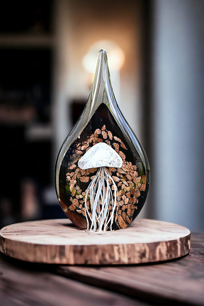 Jelly Drop PW- White & Bronze