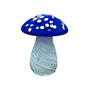 Mushroom Blue Paperweight