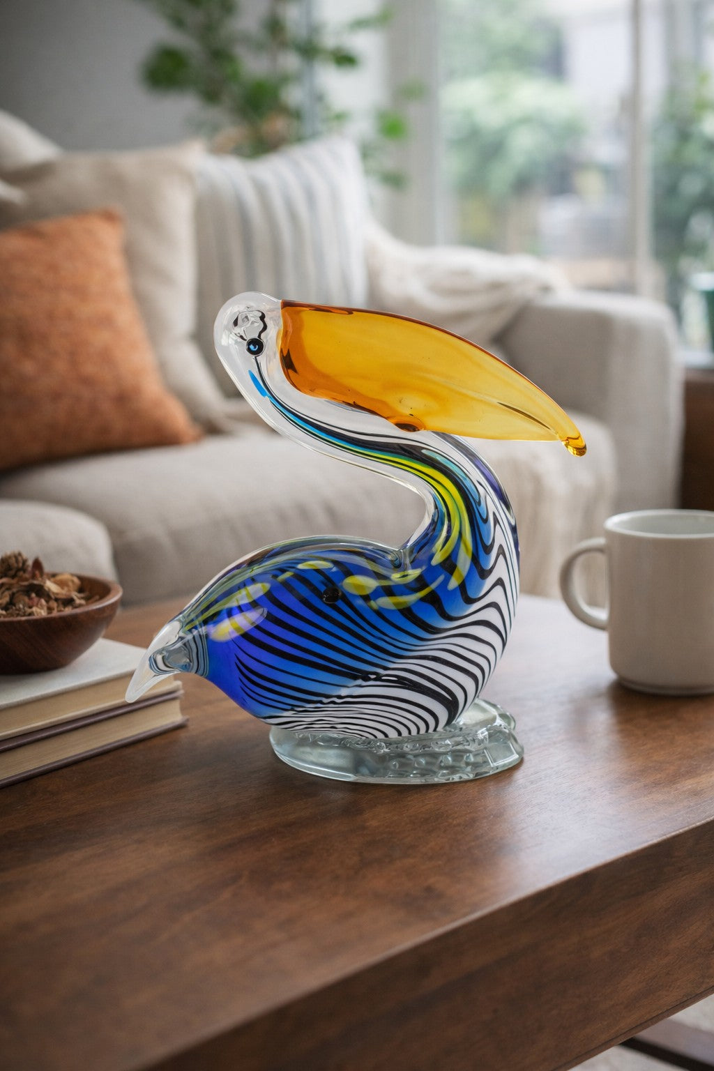 Pelican Blue-Yellow