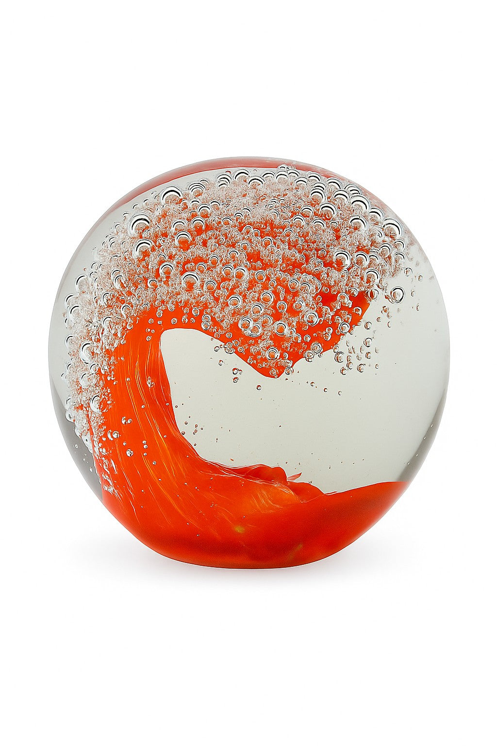 Crimson Wave Paperweight