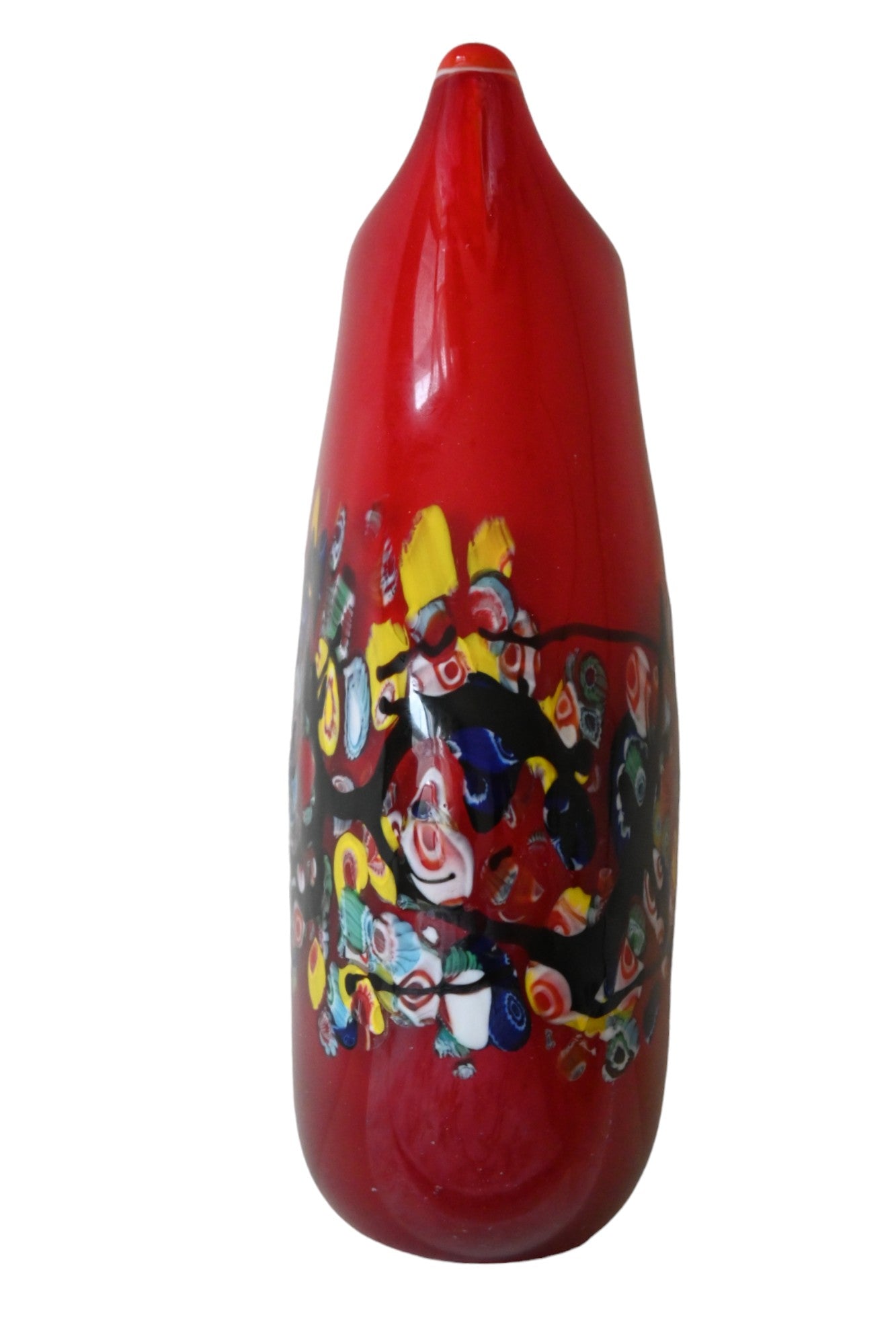 Rosa Red Glass Vase