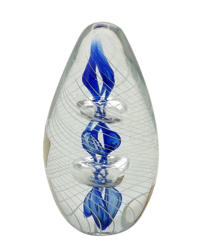 Blue Swirl Paperweight
