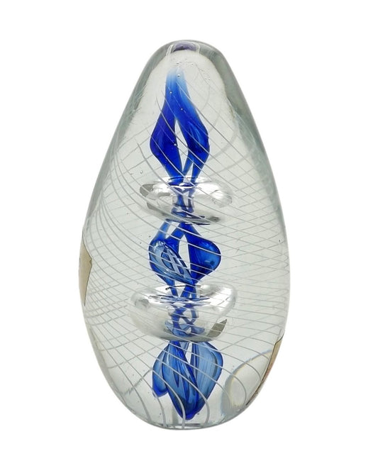 Blue Swirl Paperweight