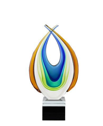 Majesty Award on Black & Clear Base