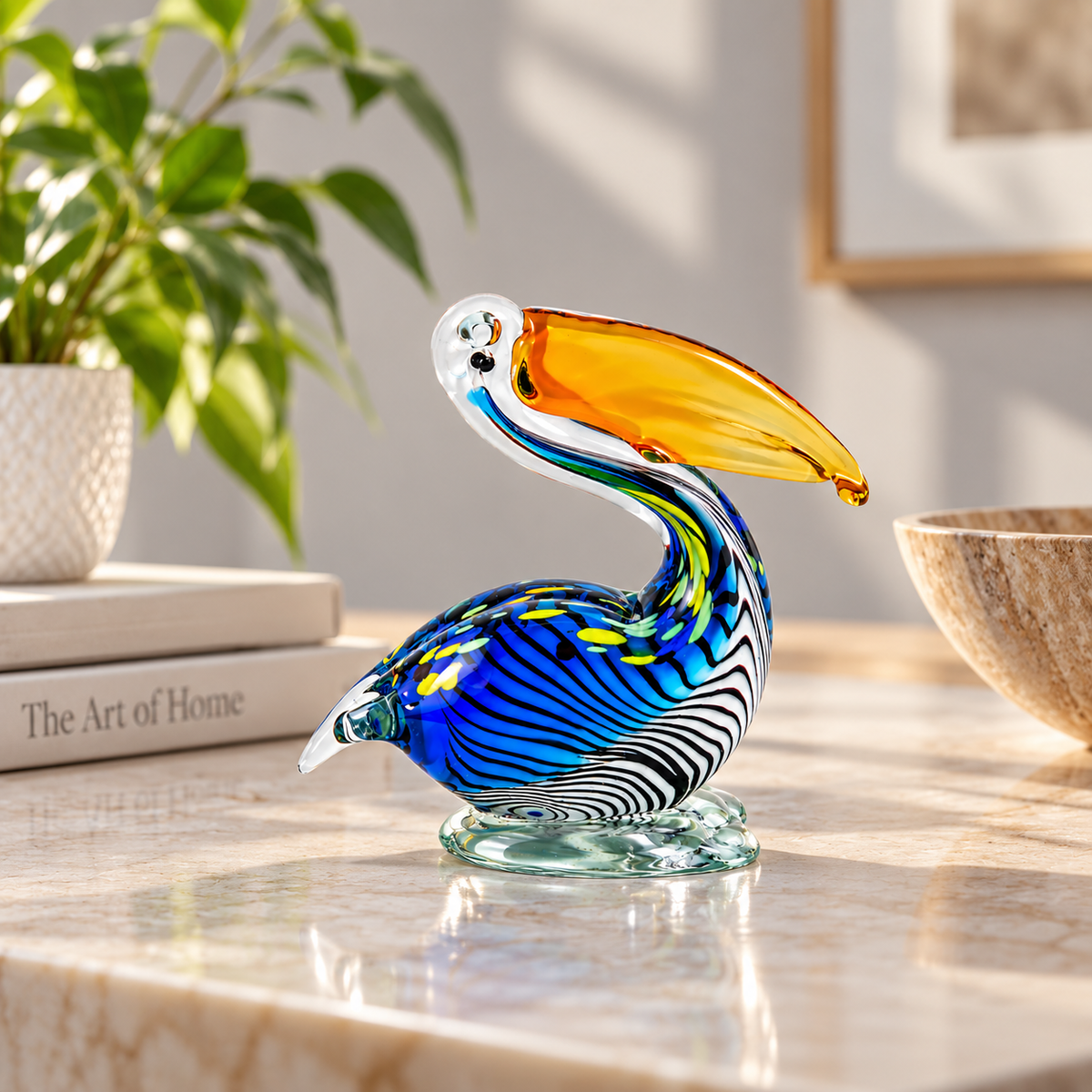 Pelican Blue-Yellow