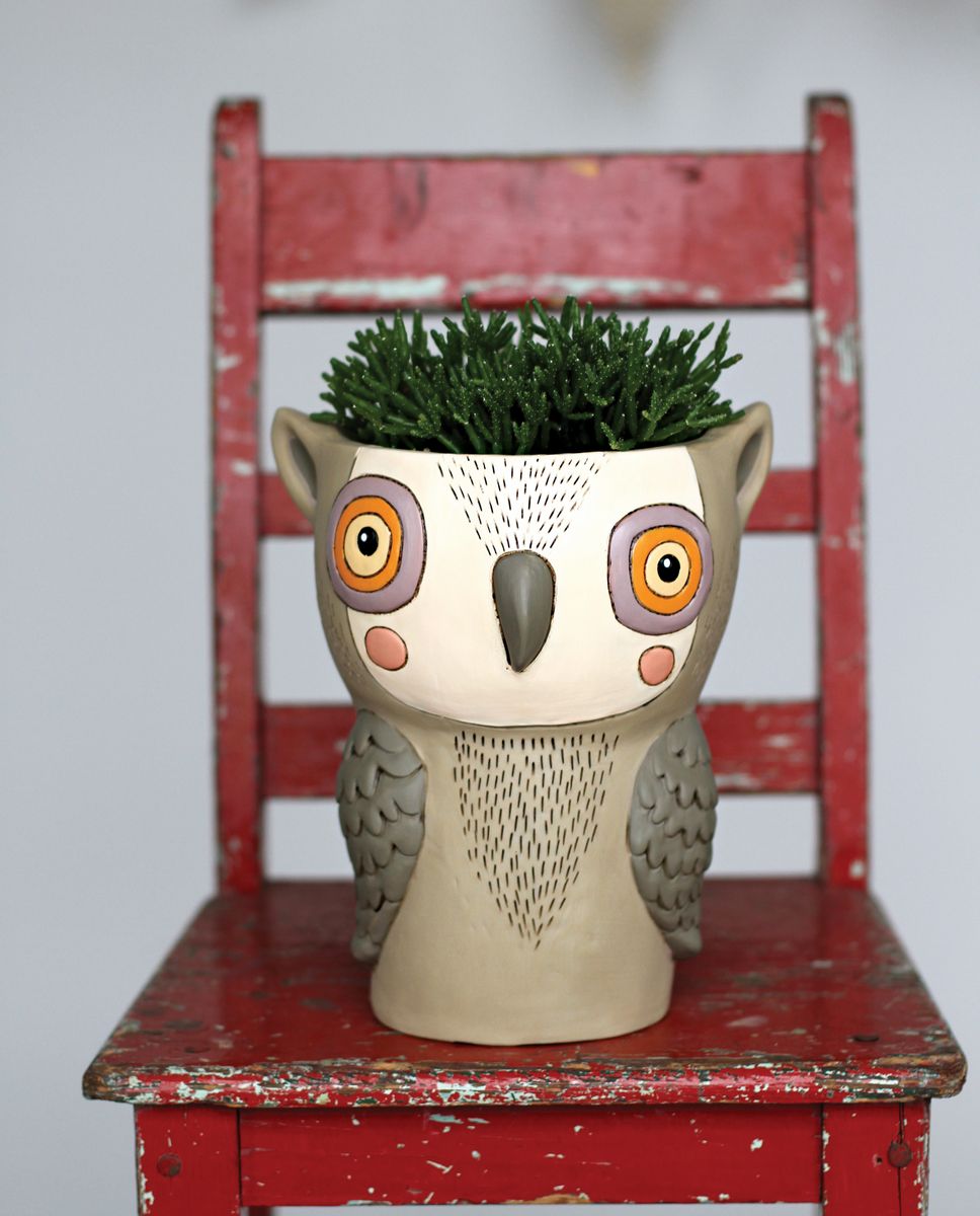 Hootie Owl Planter