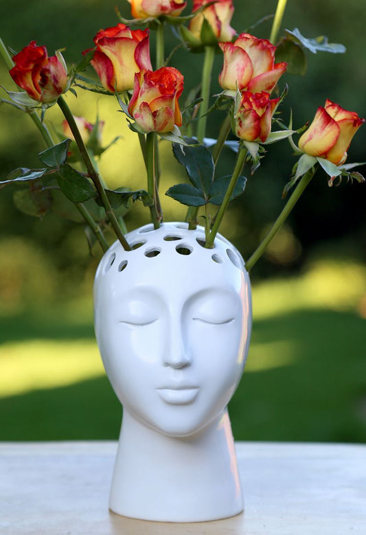 Eugenie White Vase