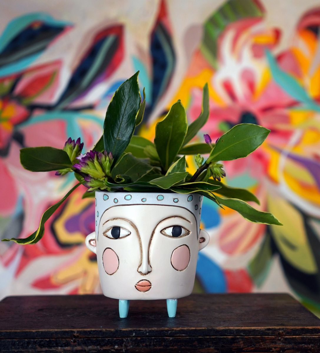 Polly Blue Planter