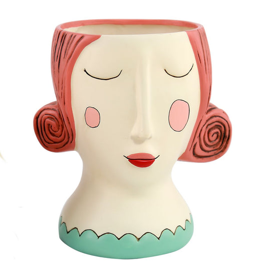 Red Rose Planter