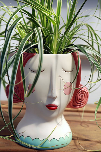 Red Rose Planter