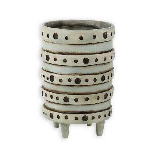 Blue Vera Dot Planter