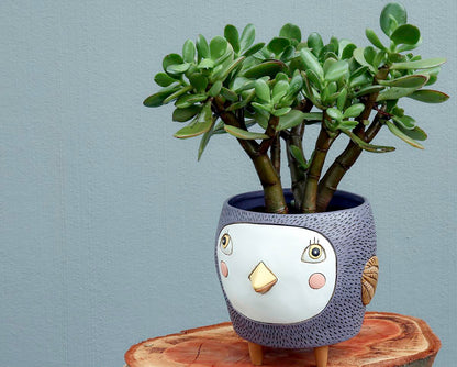 Birdie Purple Planter
