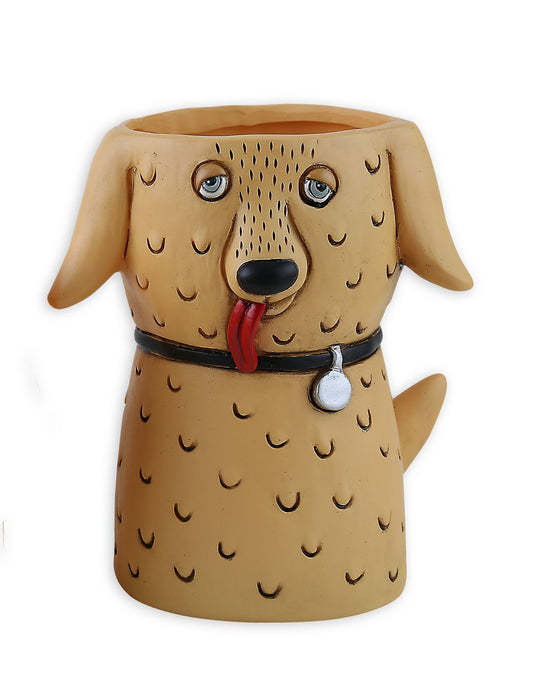 Goldie Dog Tall Planter