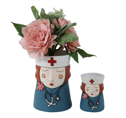 Medi-Girl Red Hair Planter