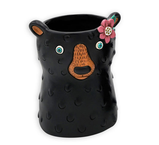 Baby Black Bear Planter