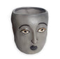 Baby Modern Face Grey Planter