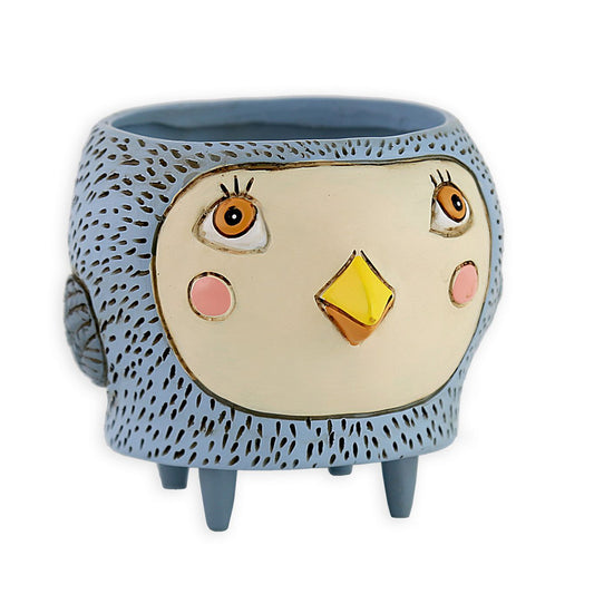 Baby Birdie Blue Planter