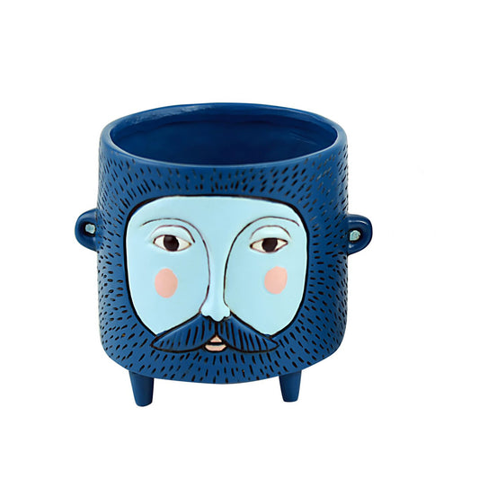 Baby Hairy Jack Blue Planter