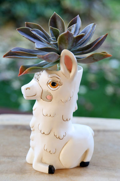 Llama Love Vase