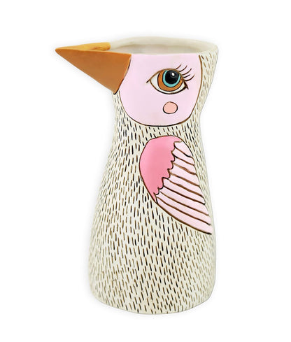Bird White Watering Can