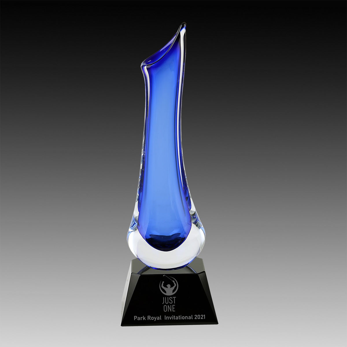 Crystal Vase on Black Base