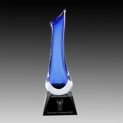 Crystal Vase on Black Base