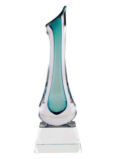 Crystal Vase on Clear Base