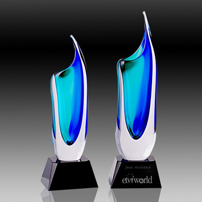 Crystal Vase – Black Base