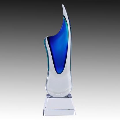 L-2cr Crystal Vase -Clear base