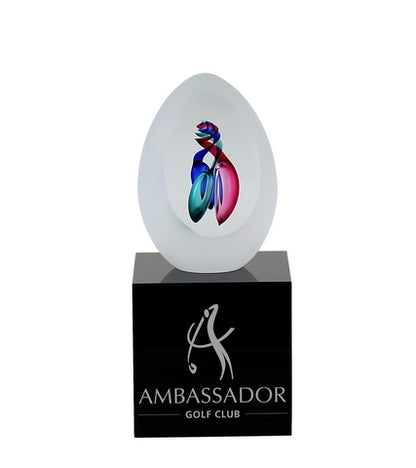 Crystal Award on Black Base