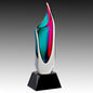 Crystal Vase on Black Base