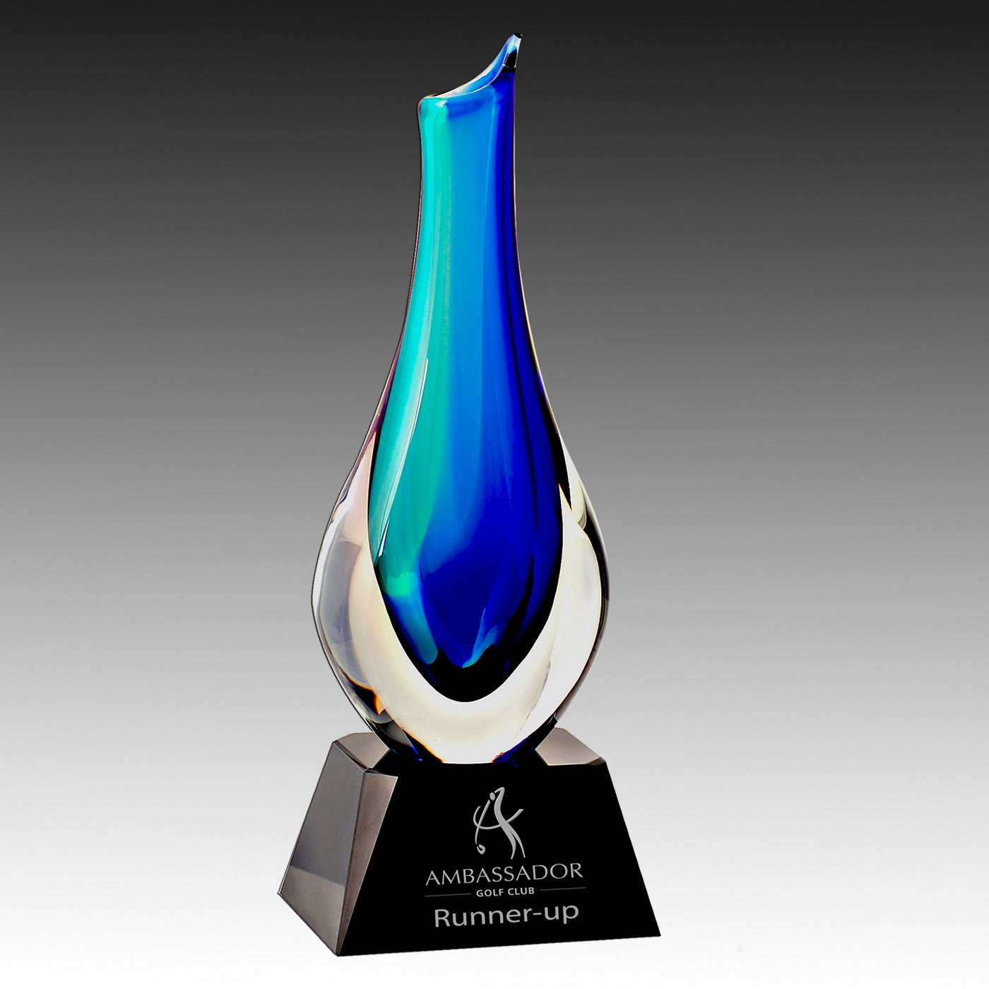 Crystal Vase on Black Base