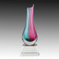 Crystal Vase on Clear Base