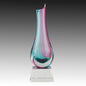 L-8cr Crystal Vase on Clear Base