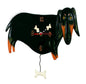 Otis Dachshund Clock