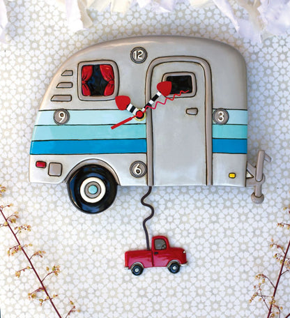 Happy Campers Clock